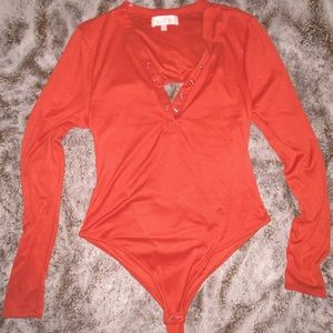 NWT rust bodysuit